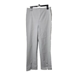 Athleta Pants Womens‎ 4 Gray Back Zip Stretch Ankle Work Office